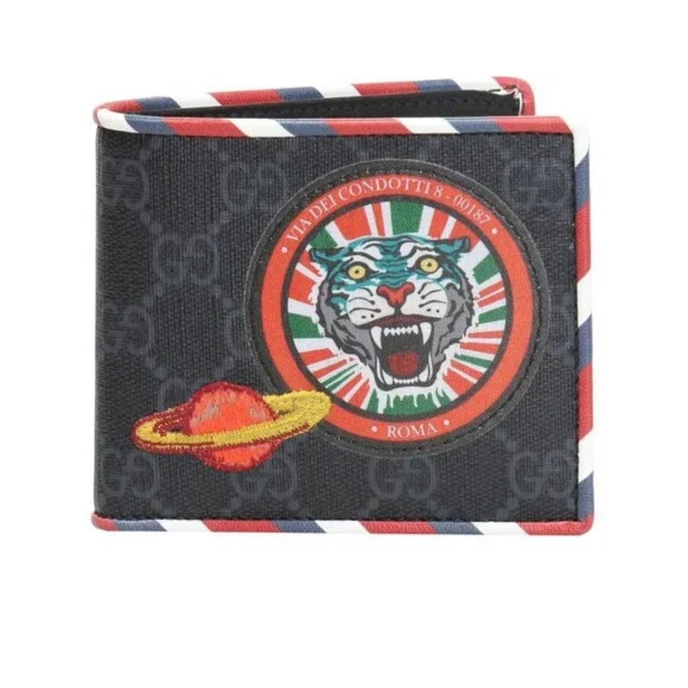 Gucci GG Supreme Night Courrier Bifold Wallet